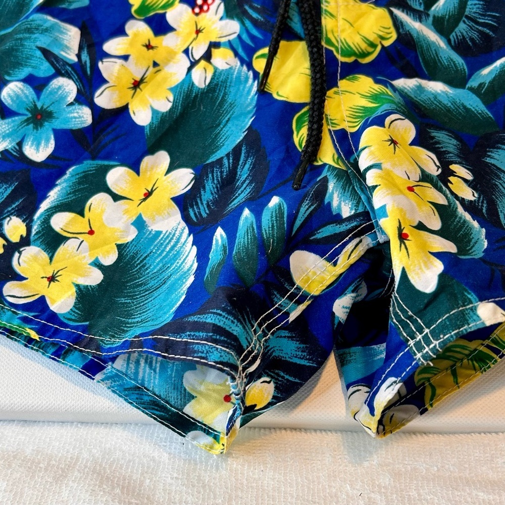 Y2K Pacific Legend made in Hawaii Floral Surf Board Shorts Size 30 - Picture 4 of 6